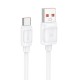 Кабель HOCO X115 Surpass charging data cable USB to Type-C 100W 5A 1m White