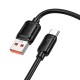 Кабель HOCO X115 Surpass charging data cable USB to Type-C 100W 5A 1m Black