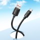 Кабель HOCO X115 Surpass charging data cable USB to Type-C 100W 5A 1m Black