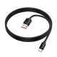 Кабель HOCO X115 Surpass charging data cable USB to Type-C 100W 5A 1m Black