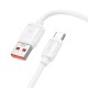 Кабель HOCO X115 Surpass charging data cable USB to Type-C 100W 5A 1m White
