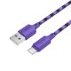 Кабель HOCO X116 Meridian charging data cable USB to Type-C 3A 1m Purple