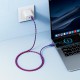 Кабель HOCO X116 Meridian charging data cable USB to Type-C 3A 1m Purple