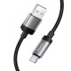 Кабель HOCO X117 Star charging data cable USB to Type-C 3A 1m Black