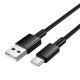 Кабель HOCO X119 Energy charging data cable USB to Type-C 60W 3A 1m Black