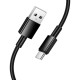 Кабель HOCO X119 Energy charging data cable USB to Type-C 60W 3A 1m Black