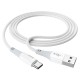 Кабель HOCO X70 Ferry charging data cable USB to Type-C 3A 1m White