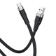 Кабель HOCO X53 Angel silicone charging data cable USB to Type-C 3A 1m Black