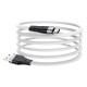 Кабель HOCO X53 Angel silicone charging data cable USB to Type-C 3A 1m White