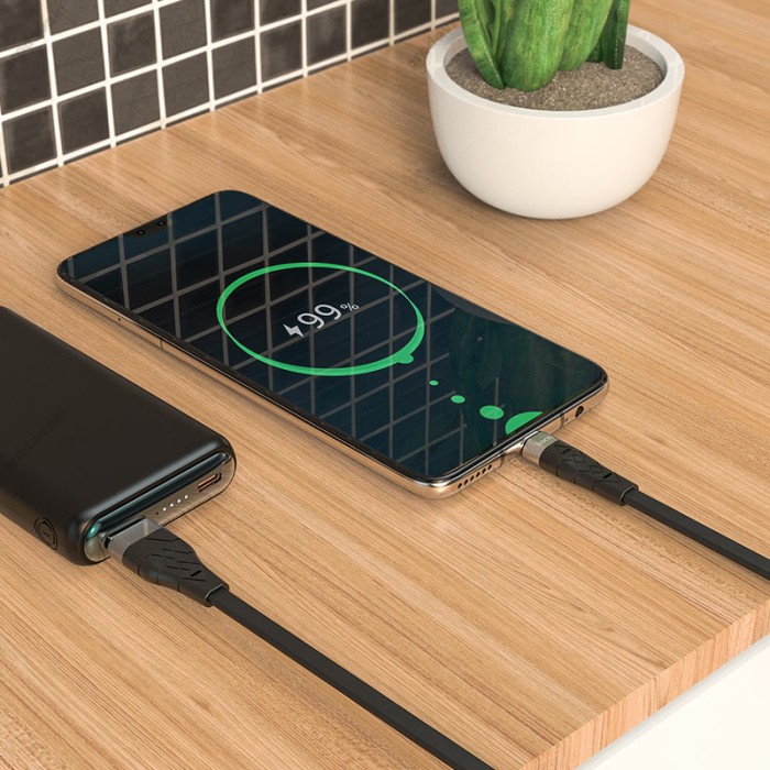 Кабель HOCO X53 Angel silicone charging data cable USB to Type-C 3A 1m Black