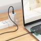 Кабель HOCO X83 Victory charging data cable USB to Type-C 3A 1m Black