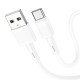 Кабель HOCO X83 Victory charging data cable USB to Type-C 3A 1m White