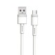 Кабель XO NB-Q166 fast charging cable USB to Type-C 5A 1m White