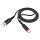 Кабель Hoco X59 Victory charging data cable USB to Type-C 3A 1m Black