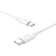 Кабель HOCO X23 Skilled charging data cable Type-C to Type-C 60W 3A 1m White