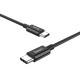 Кабель HOCO X23 Skilled charging data cable Type-C to Type-C 60W 3A 1m Black