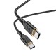 Кабель HOCO X95 Goldentop charging data cable Type-C to Type-C 60W 3A 1m Black