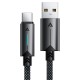 Кабель ACEFAST C19-04 fast charging data cable USB to Type-C 3A 1.2m Black