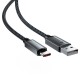 Кабель ACEFAST C19-04 fast charging data cable USB to Type-C 3A 1.2m Black