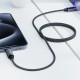 Кабель ACEFAST C19-04 fast charging data cable USB to Type-C 3A 1.2m Black