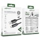 Кабель ACEFAST C19-04 fast charging data cable USB to Type-C 3A 1.2m Black