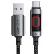 Кабель ACEFAST C21-04 fantasy color series braided charging data cable USB to Type-C 3A 1.2m Black