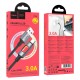 Кабель HOCO U144 New digital display charging data cable USB to Type-C 3A 1.2m Black
