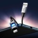 Кабель HOCO U144 New digital display charging data cable USB to Type-C 3A 1.2m Black