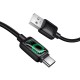 Кабель HOCO U146 Mundo charging data cable USB to Type-C 36W 3A 1.2m Black