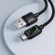 Кабель HOCO U146 Mundo charging data cable USB to Type-C 36W 3A 1.2m Black