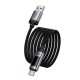 Кабель HOCO U148 Lord digital display charging data cable USB to Type-C 100W 5A 1.2m Black