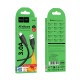 Кабель HOCO X124 Bien silicone charging data cable USB to Type-C 3A 1m Black