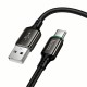 Кабель HOCO X127 Exceed charging data cable USB to Type-C 36W 3A 1m Black