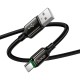 Кабель HOCO X127 Exceed charging data cable USB to Type-C 36W 3A 1m Black