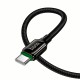 Кабель HOCO X127 Exceed charging data cable USB to Type-C 36W 3A 1m Black