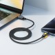 Кабель ACEFAST C21-03 fantasy color series braided Charging data cable Type-C to Type-C 60W 3A 1.2m Black