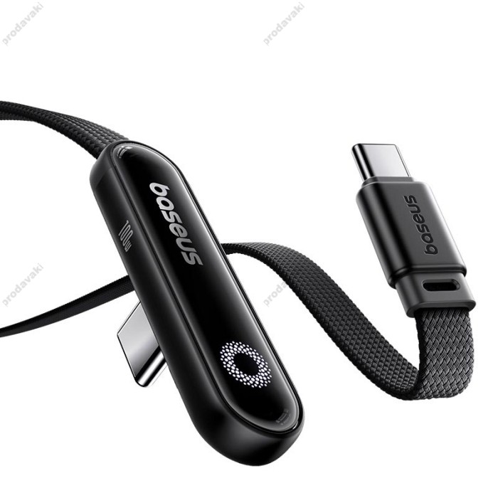 Кабель Baseus MVP 3 Fast Charging Cable Type-C to Type-C 100W 5A 1m Black
