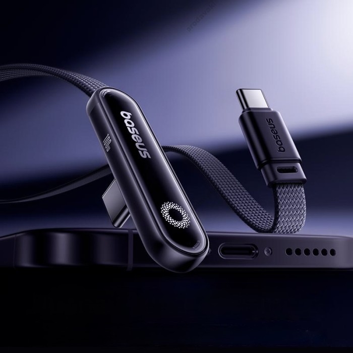Кабель Baseus MVP 3 Fast Charging Cable Type-C to Type-C 100W 5A 1m Black