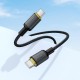 Кабель HOCO X128 Benefit charging data cable Type-C to Type-C 60W 3A 1m Black