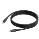 Кабель HOCO X84 Solid charging data cable Type-C to Type-C 60W 3A 1m Black