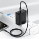 Кабель ACEFAST C23-03 intelligent power-off charging data cable Type-C to Type-C 60W 3A 1.2m Black