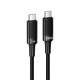 Кабель HOCO U153 Extreme PD multi-protocol charging cable Type-C to Type-C 100W 5A 1.2m Black