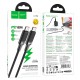 Кабель HOCO U153 Extreme PD multi-protocol charging cable Type-C to Type-C 100W 5A 1.2m Black