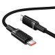 Кабель HOCO U153 Extreme PD multi-protocol charging cable Type-C to Type-C 100W 5A 1.2m Black