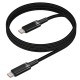 Кабель HOCO U153 Extreme PD multi-protocol charging cable Type-C to Type-C 100W 5A 1.2m Black