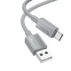 Кабель HOCO X107 Favor charging data cable USB to Type-C 3A 1m Grey