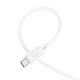Кабель HOCO X88 Gratified charging data cable USB to Type-C 3A 1m White