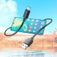 Кабель HOCO X96 Hyper charging data cable USB to Type-C 27W 3A 1m Black