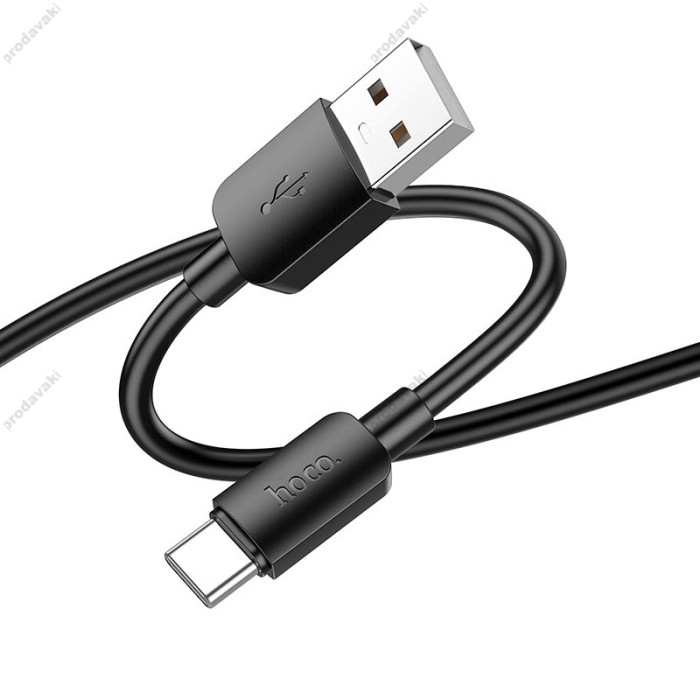 Кабель HOCO X96 Hyper charging data cable USB to Type-C 27W 3A 1m Black
