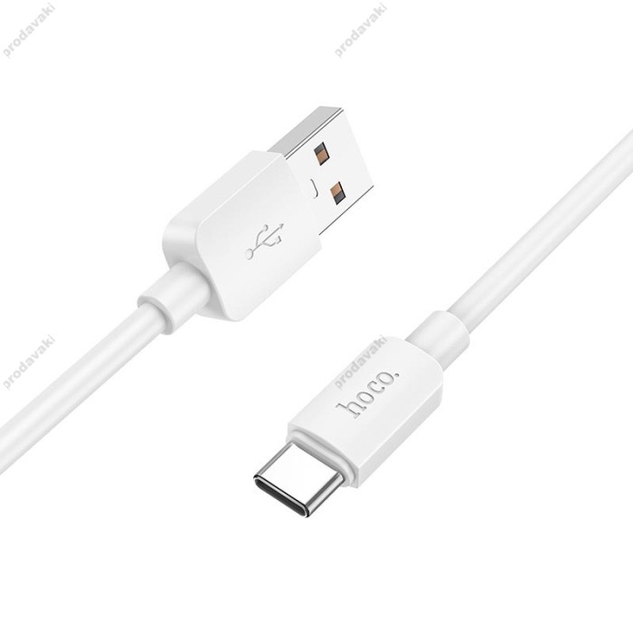 Кабель HOCO X96 Hyper charging data cable USB to Type-C 27W 3A 1m White